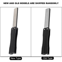 Double Sided Knife Sharpener Portable Folding Portable AntiSlip Diamond Sharpener