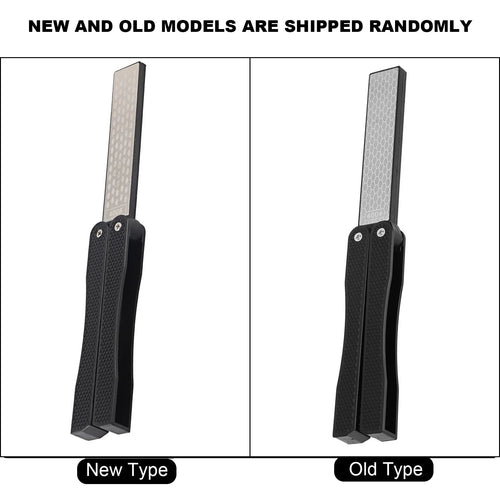 Double Sided Knife Sharpener Portable Folding Portable AntiSlip Diamond Sharpener