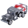 WWII Military US German Armored Vehicle MOC Building Blocks Soldiers Figure Tank Gun Carriage Medical Truck Transport Toys K033
