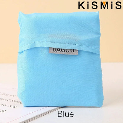 Eco Shopping Bag Fashion Printing Foldable Reusable Tote Folding Pouch Convenient Large-capacity Storage Bags Grocery Totes
