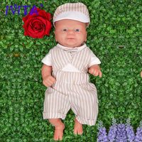 IVITA WB1512 14inch 1.65kg 100% Full Body Silicone Reborn Bebe Doll Coco Soft Dolls Realistic Boy Baby DIY Blank Children Toys
