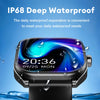 AOLON Smart Watch 2.01'' AMOLED Curved Screen IP68 Waterproof Bluetooth 5.3 Call AI Vioce Assistant Fitness Smartwatch for Men