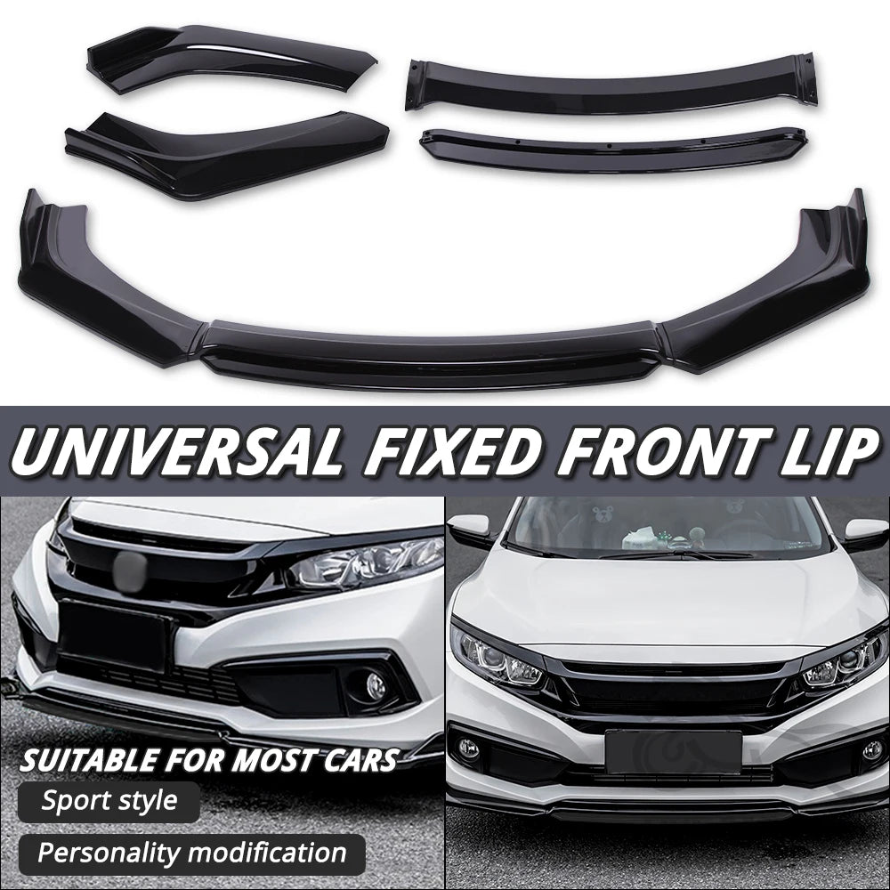 Universal Car Front Bumper Separator Bumper Lip Body Kit Separator For Honda For Toyota For Audi For Ford Width Below 183cm