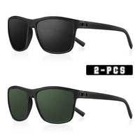 AOFLY Polarized Sunglasses for Men UV400 Protection Lightweight Frame Driving Fishing Golf Square Fashion Sun Glasses Women