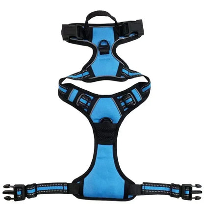 Reflective Adjustable Breathable Vest Chest Strap for Small Medium Large Dogs Pet Dog Harness Cat Puppy Collar Dog Accessoires