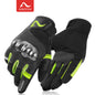 Motorcycle Gloves Touchscreen Leather Men Racing Protective Motorcross Guantes for Yamaha BMW KTM Carbon Shell Anti-slip Gloves