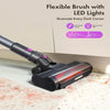 Homeika Cordless Vacuum Cleaner,23KPa 48mins Powerful Suction Vacuum LED Display,Lightweight Stick for HardFloor/Carpet/Pet Hair