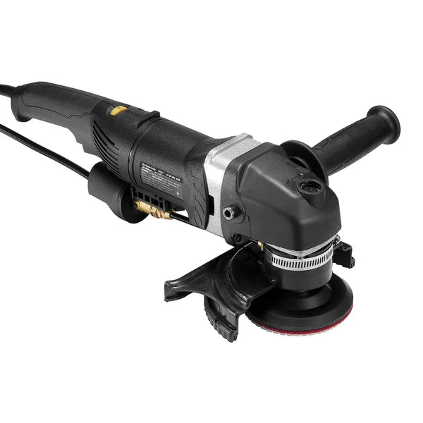 VEVOR Wet Stone Polisher 4-Inch 800W Electric Concrete Polisher 6 Speed 7 Pads