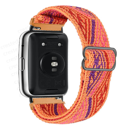 Scrunchie Band For Huawei Watch Fit 2 Strap Smartwatch Accessories Elastic Nylon Loop Bracelet Correa Huawei Watch fit2 band