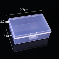Mini Boxes Rectangle Plastic Storage Box Practical Frosted Translucent Toolbox Bead Jewelry Case Display Organizer Container