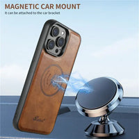 EUCAGR Magsafe Magnetic 2 In 1 Detachable Wallet Leather Case For iPhone 12 13 14 15 16 Pro Max Plus Shockproof Holder Cover