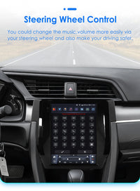 9.7" 7862 Android 13 Car radio for Honda Civic 2015-2020 tesla Style Multimedia player Carplay GPS navi Stereo 4G SWC Autoradio