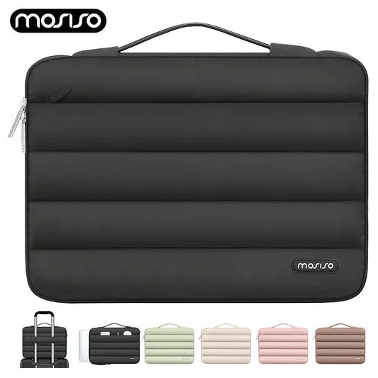 Laptop Briefcase Sleeve for MacBook Air Pro M4 M3 M2 M1 13 14 15 15.6 16 inch HP Dell Lenovo Asus Notebook Computer Bag Case