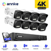 ANNKE H800 8CH 4K Ultra HD POE Network Video Security System 8MP H.265+ NVR 30M EXIR Night Vision Outdoor IP Camera CCTV Set Kit