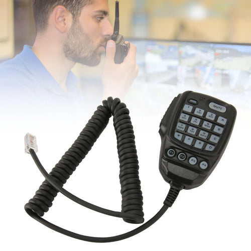 Walkie Talkie Speaker Microphone High Tensile Strength 2 Way Radio Microphone ABS Clear Sound for 1907R for 300DR for FT 7900R