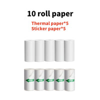 Dolewa D5 Inkless Printing Machine Thermal Printer Label Maker 12-57mm Adjustable Sticker Printer for Code Tag Journal