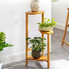 3 Tier Plant Stand Corner Bamboo Plant Shelf Rack Pot Stand Holder Indoor Plant Ladder Shelf Flower Display Rack