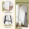 71"x26" Arch Full Length Mirror, Wall Mirror Floor Mirror with Stand Hanging or Leaning, Aluminum Alloy Frame Full Body Mirror