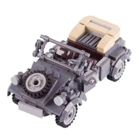 WWII Military US German Armored Vehicle MOC Building Blocks Soldiers Figure Tank Gun Carriage Medical Truck Transport Toys K033