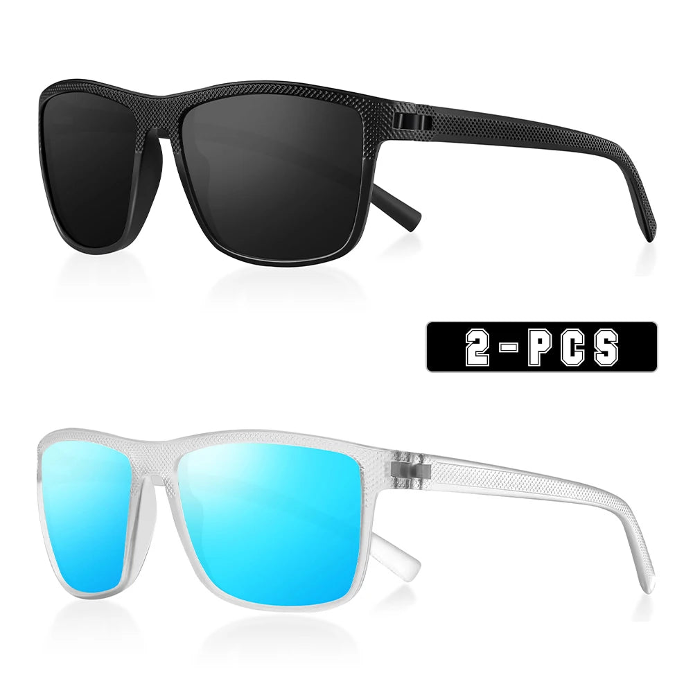 AOFLY Polarized Sunglasses for Men UV400 Protection Lightweight Frame Driving Fishing Golf Square Fashion Sun Glasses Women