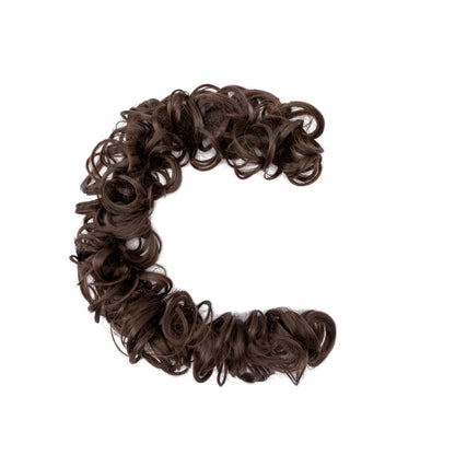 Long Messy Bun Hair Piece Curly Hair Extensions Hair Scrunchies Tousled Updo Hair Bun Hair Pieces Soft For Women Brown Black