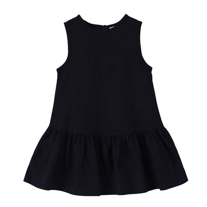Kids Toddler Baby Girls Spring Summer Solid Sleeveless Princess Dress Clothes Christmas Dresses for Baby Girls 9 Months