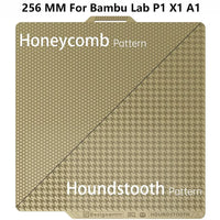 BIGTREETECH Panda Build Plate For Bambu Lab P1 A1 X1 A1 Mini Sheet Spring Steel PEI PEO PET CryoGrip Pro Honeycomb Houndstooth