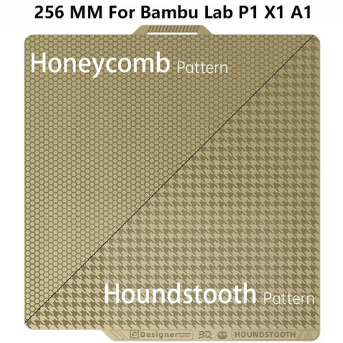 BIGTREETECH Panda Build Plate For Bambu Lab P1 A1 X1 A1 Mini Sheet Spring Steel PEI PEO PET CryoGrip Pro Honeycomb Houndstooth