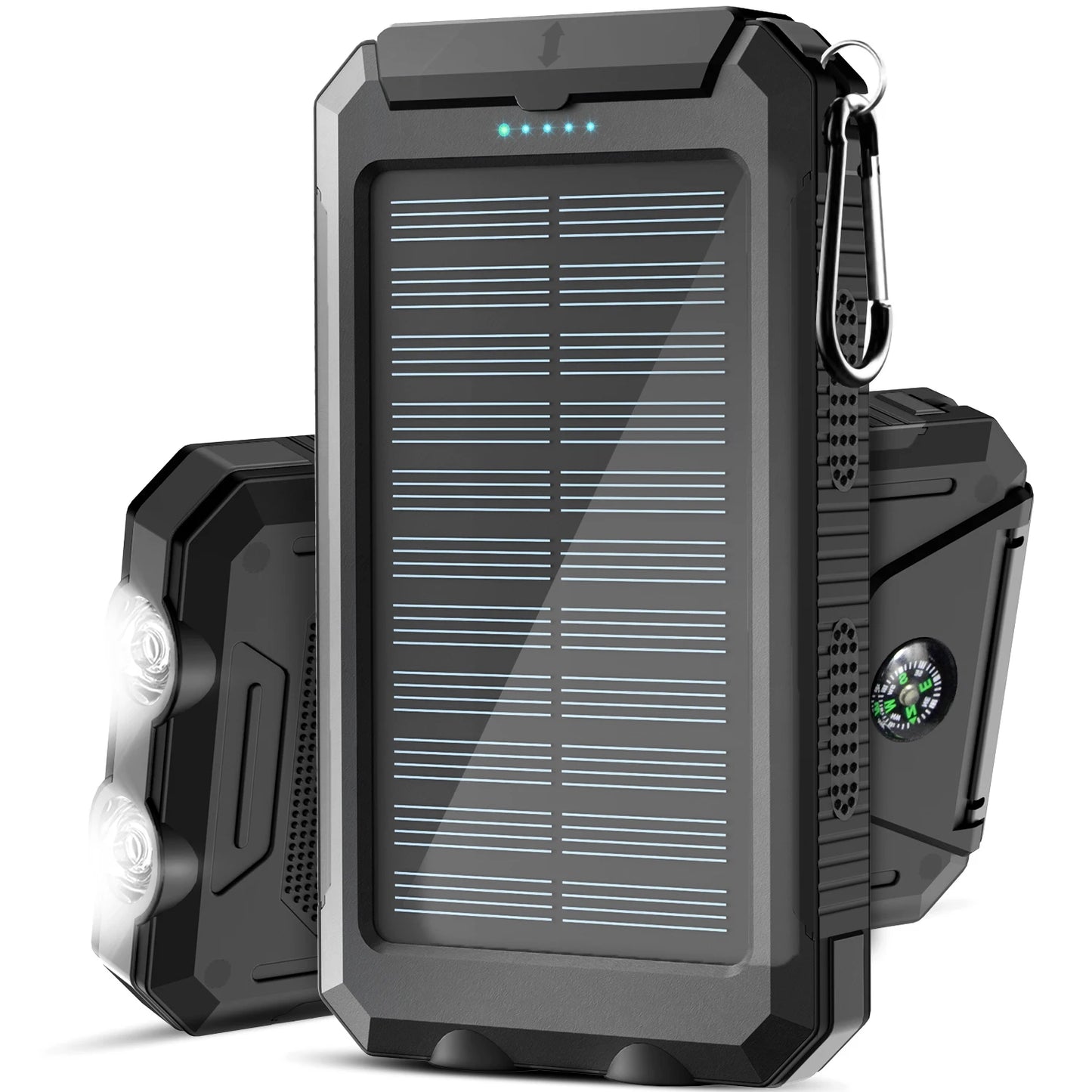 Waterproof Outdoor Solar Power Bank 38800mAh Dual USB Travel Outdoor Solar Mobile Phone Charger Solar Powerbanks For Camping