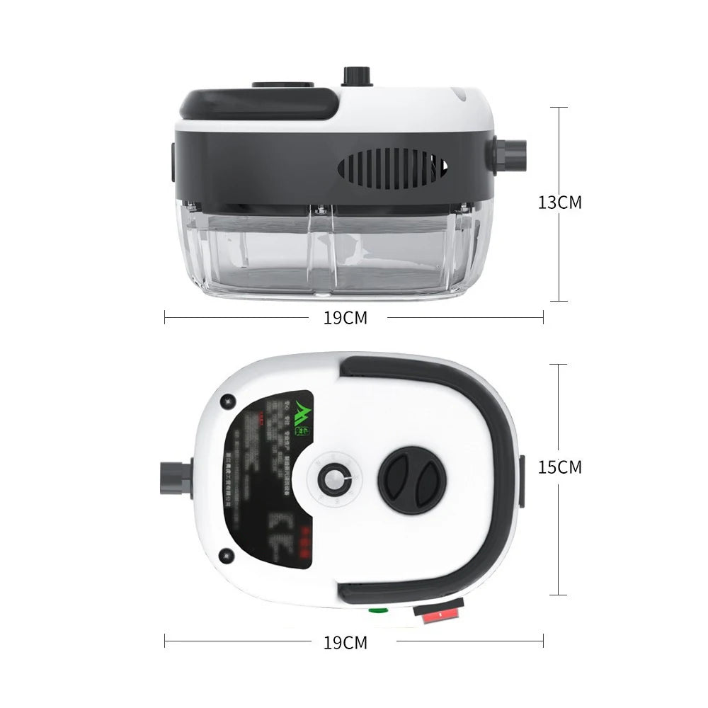 2500W Portable Handheld Steam Cleaner High Temperature Pressurized Steam Cleaning Machine for Kitchen Furniture Bathroom Car