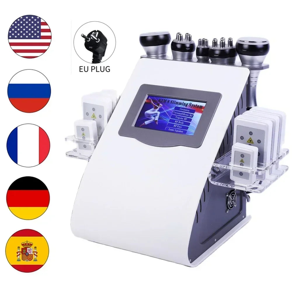 RF Tool 40K Cavitation Ultrasonic Body Slimming Machine Multi-Polar  Anti-Wrinkle Rejuvenation Skin Lift Tighten