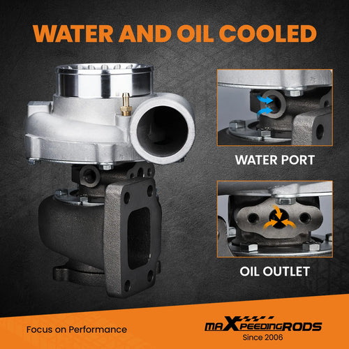 maXpeedingrods GT35 GT3582 T3 Ar.70 Ar.63 Turbocharger 600hps Compressor Turbine universal turbo