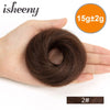 Fashion Messy Human Hair Buns Hairpieces Natural Black Brown Blonde Colors Ponytail Scrunchie Hair Extension Easy to Wear 15g/pc