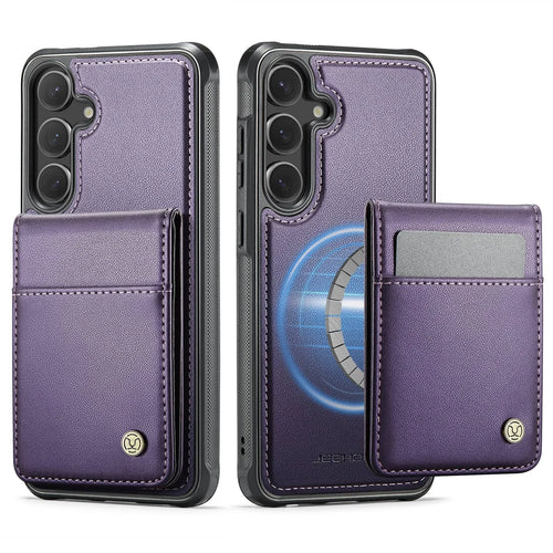 Magnetic 2 in 1 Detachable for Samsung Galaxy S25 S24 Ultra Wallet Case with Card Holder, Magnetic Flip Kickstand Credit Slots
