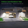 Solar Outdoor Lights - LED Motion Sensor Light with Remote Waterproof Security Flood Light for Patio Garage Porch Yard