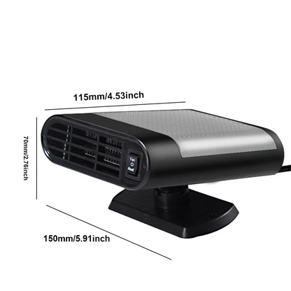1200W Car Heater 12V/24V Electric Cooling Heating Fan Electric Heater Fan Windshield Defogging Demister Defroster Car supplies