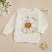 Adorable Toddler Winter Hoodies Stylish Design Cartoon Bear Print Pullover Warm Sweatshirt Kids Casual Tops for Autumn