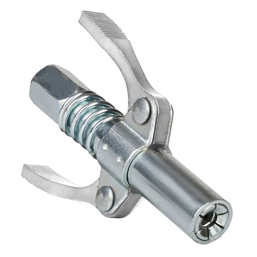 Grease Gun Coupler 10000 PSI NPTI/8 Oil Pump Quick Release Grease Tip Tool Two Press Car Syringe Lubricant Tip Grease Nozzle