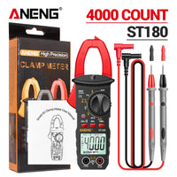 ANENG ST180  Digital Clamp Multimeter Meter AC Current  4000 Counts Ammeter Voltage Tester Car Amp Hz Capacitance NCV Ohm Tool