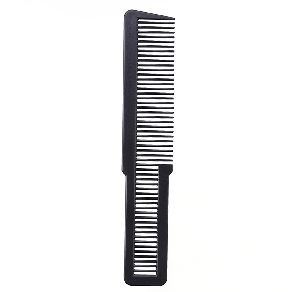 Hairdressing Carbon Fiber Anti-static Comb Wide Tooth Haircut Hair Trimmer Comb Hair Brushes Girls Ponytail Comb