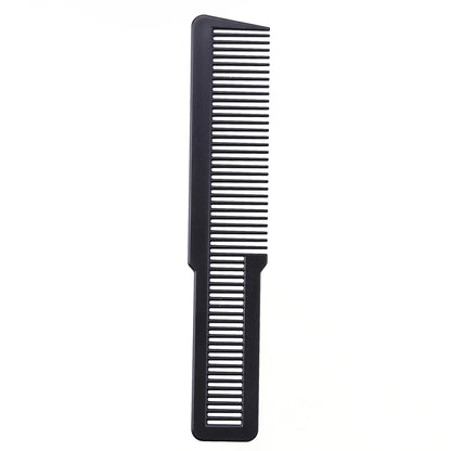 Hairdressing Carbon Fiber Anti-static Comb Wide Tooth Haircut Hair Trimmer Comb Hair Brushes Girls Ponytail Comb