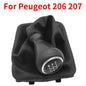 For Peugeot 307 207 206 Citroen C3-C5 5-Speed Gear Shift Knob With Collars Gear Shift Lever Dust Anti-dust Cover Interior Parts