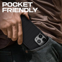 For iPhone 14/iPhone 14 Plus/iPhone 14 Pro/iPhone 14 Pro Max 5G 3-Layers Heavy Duty Protective Kickstand Phone Cover Black Case