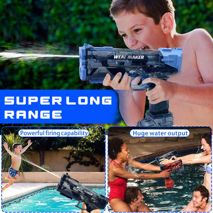 Electric Water Guns for Adult Kid, Strongest Full Auto Water Pistol High Capacity 500+ ,Summer Outdoor Swimming Pool Water Toy
