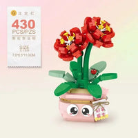 LOZ Flower Bouquet Building Blocks Kit DIY Flowers Block Toys Set Valentine's Day Rose Bricks Set Gift for Girls Friends adults