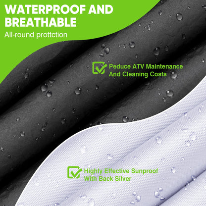 Quad ATV Cover Rain Waterproof Dust Sun UV Snow Protector Cover For Sportsman Four Trax Foreman Prairie L XXL