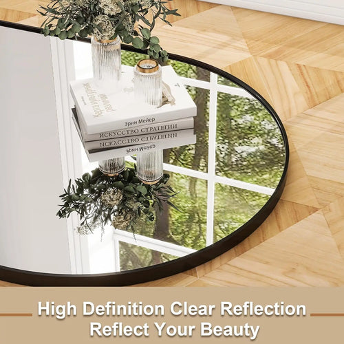26x71 Inch Full Length Mirror - Aluminum Alloy Frame, Extra Large Floor Mirror