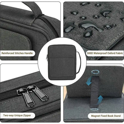 Large Bible Cover Travel Files Card Folder Holder Tool Case Handbag Storage Bag Tickets File Organizer Easy Gripping To Hold