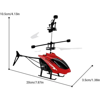 Rechargeable Mini RC 2 Channel Drone Remote Safe Fall-resistant RC Helicopters Drone Children Toys