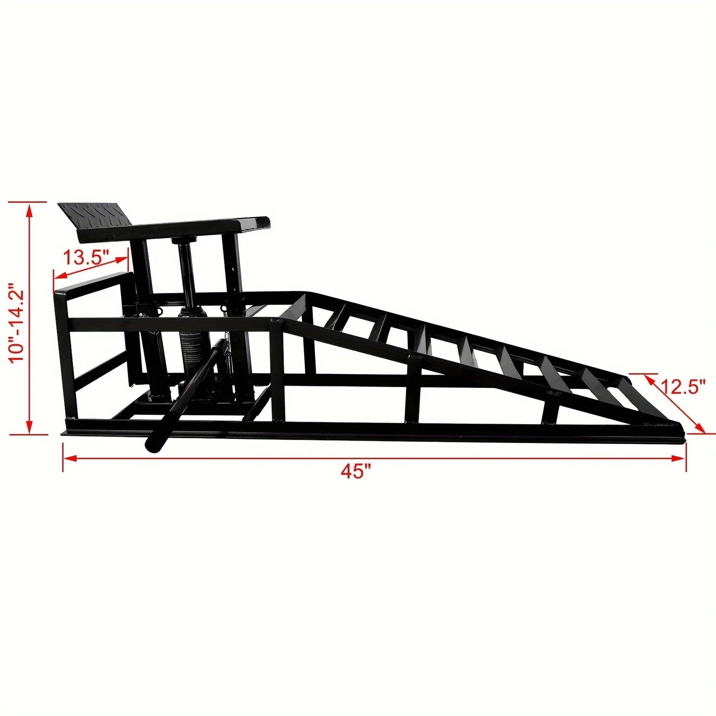Auto Car Truck Service Ramps Lifts, Garage Car Lift Hydraulic Ramps 5 Ton, Automotive Hydraulic Lift Repair Frame Lift (2pcs)